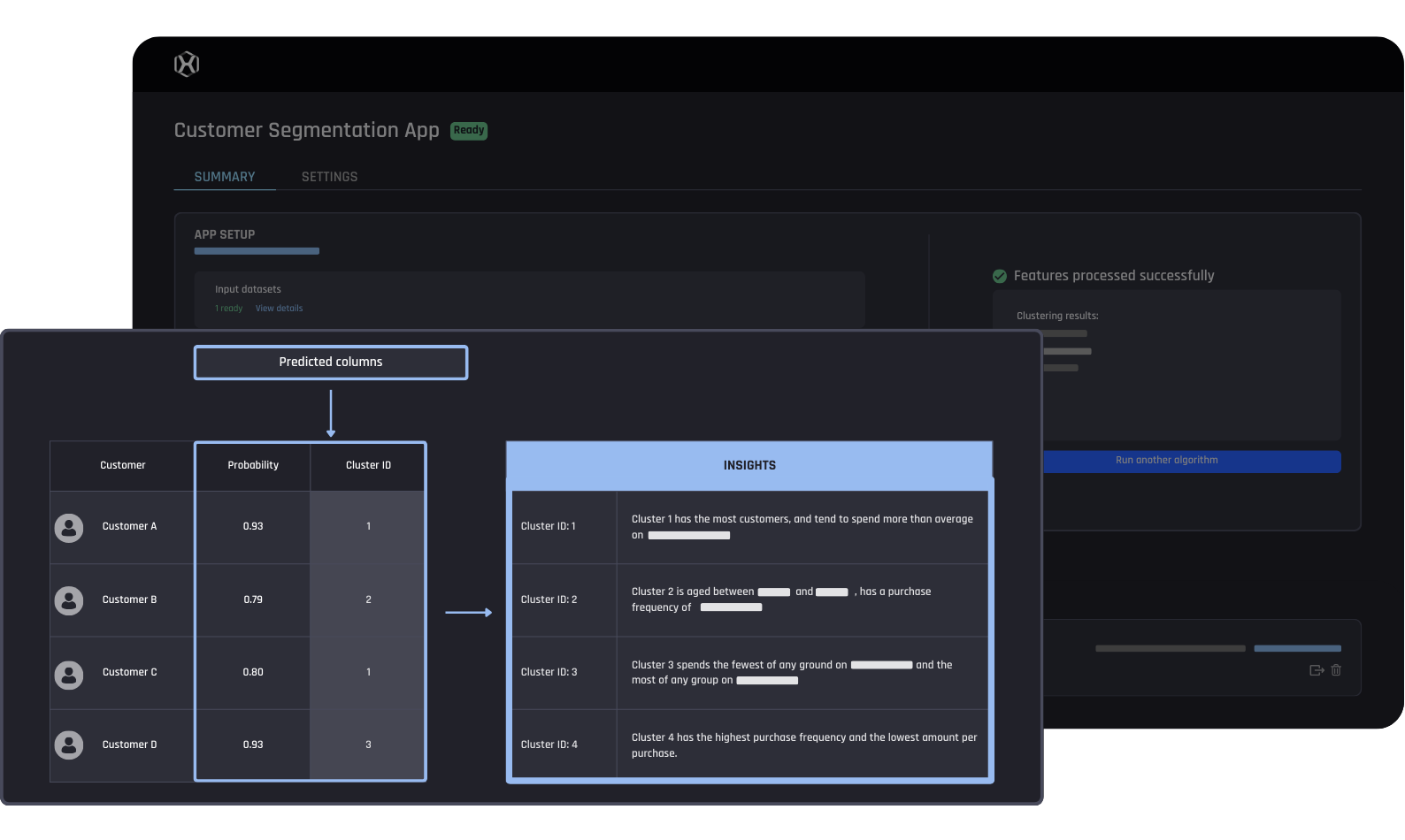 Customer Segmentation in the AI & Analytics Engine